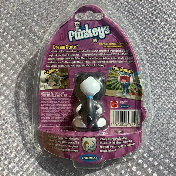Super Rare Black Waggs U.B. Funkey Dream State UB Funkeys - Picture 4 of 6